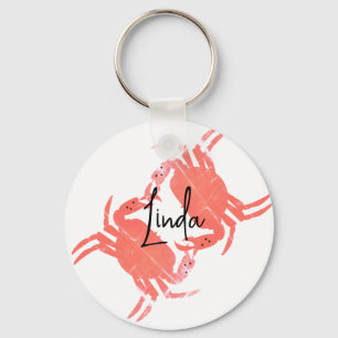 Porte-clés Créature de l'océan plage crabe 