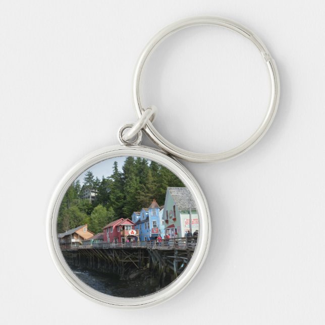 Porte-clés Creek Street à Ketchikan (Devant)