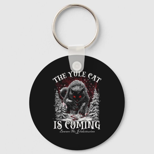 Porte-clés Creepmas The Yule Cat Is Coming Be Ware Of Jolakot (Recto)