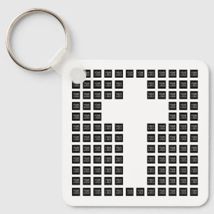 Porte-clés Créer un Motif croisé avec n'importe quel logo ou