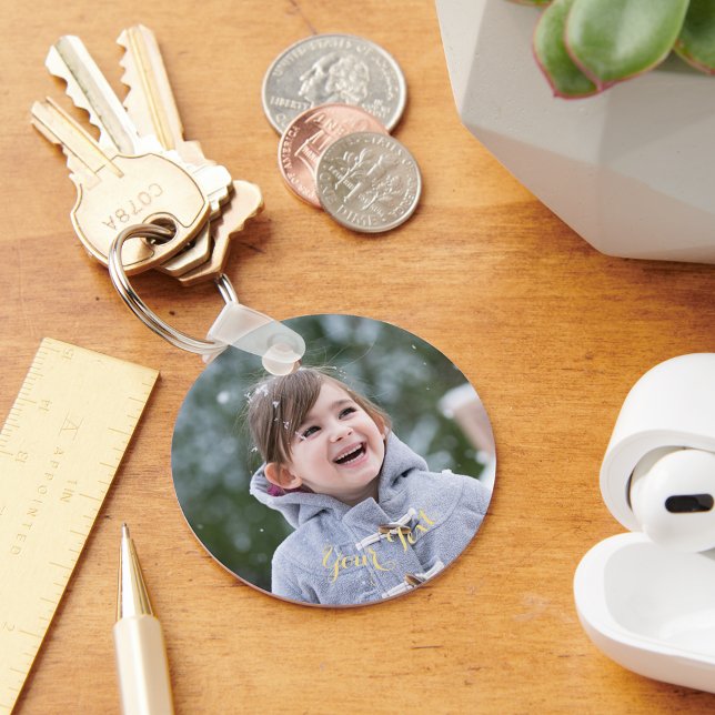 Porte-clés Créer un Porte - clé de clavier photo personnalisé (Create Custom Personalized Photo Keyring Keychain)