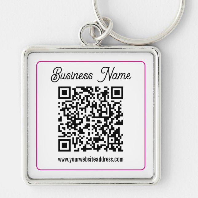 Porte-clés Créez instantanément un code QR scannable pour vot (Devant)