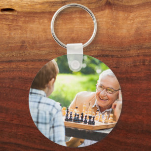 Porte-clés Créez Votre Propre Cadeau Photo de Petits-Enfants