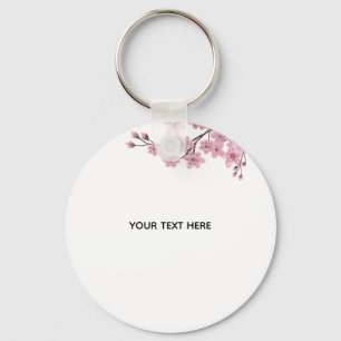 Porte-clés Créez Votre Propre Fleur de Cerisier Rose