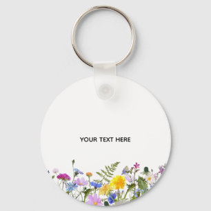 Porte-clés Créez Votre Propre Floral Coloré 