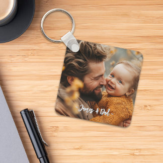 Porte-clés Créez votre propre photo de père et fils
