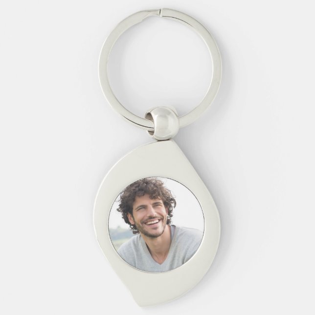 Porte-clés Créez votre propre photo personnalisée (Devant)