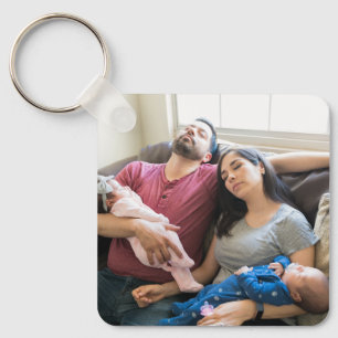 Porte-clés Créez Votre Propre Photo personnalisée DIY Famille