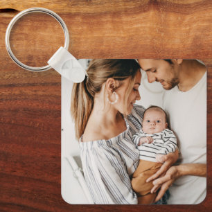 Porte-clés Créez Votre Propre Photo Personnalisée Double Face
