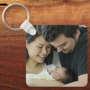 Porte-clés Créez Votre Propre Photo Personnalisée Double Face