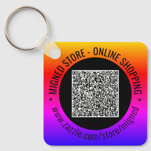 Porte-clés Créez votre propre Porte - clé de code QR avec du