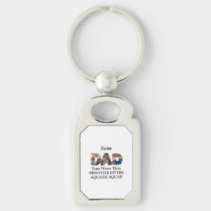 Porte-clés Créez votre propre sport papa photo collage natati