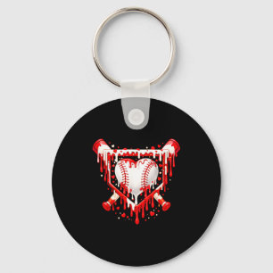 Porte-clés Crème Glacée Funny Heart Baseball Drip Saint-Valen