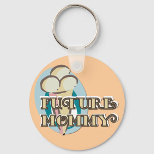 Porte-clés Crème glacée Futurs T-shirts et cadeaux maman