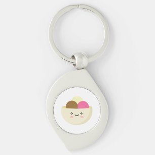 Porte-clés Crème glacée Kawaii