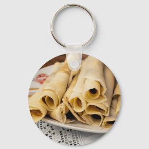 Porte-clés crêpes européennes