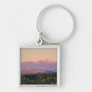 Porte-clés Crépuscule et mont Washington dans les