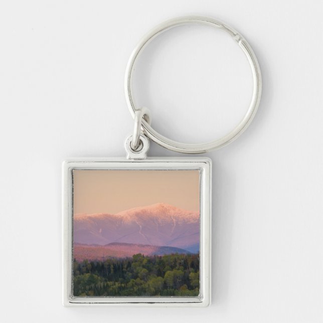 Porte-clés Crépuscule et mont Washington dans les (Devant)