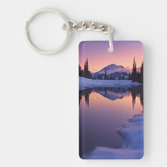 Porte-clés Crépuscule, Tarn et croissant de lune (Devant)