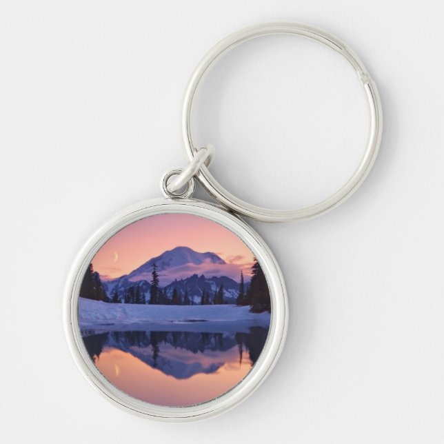 Porte-clés Crépuscule, Tarn et croissant de lune (Devant)