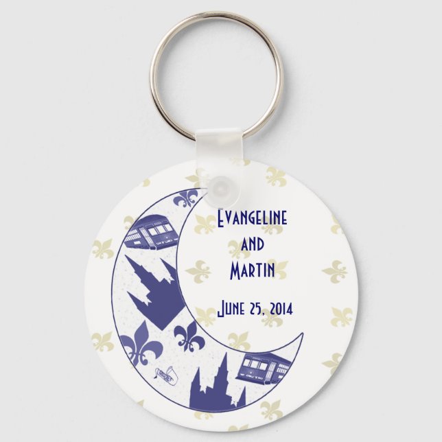 Porte-clés Crescent City Moon Keepsaké Porte - clés (Recto)