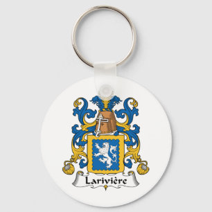 Porte-clés Crest de la famille Lariviere