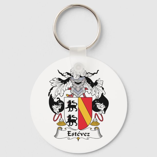 Porte-clés Crest familial Estevez (Recto)