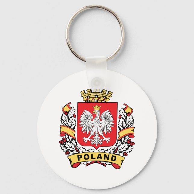 Porte-clés Crest Pologne (Recto)