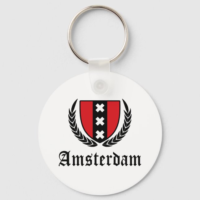 Porte-clés Crête d'Amsterdam (Recto)