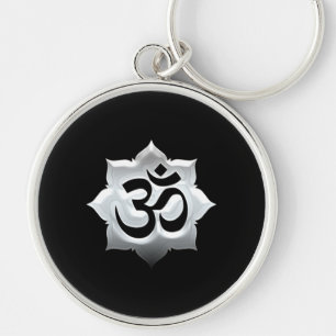 Porte-clés Crête de yoga de spiritualité de Lotus de symbole