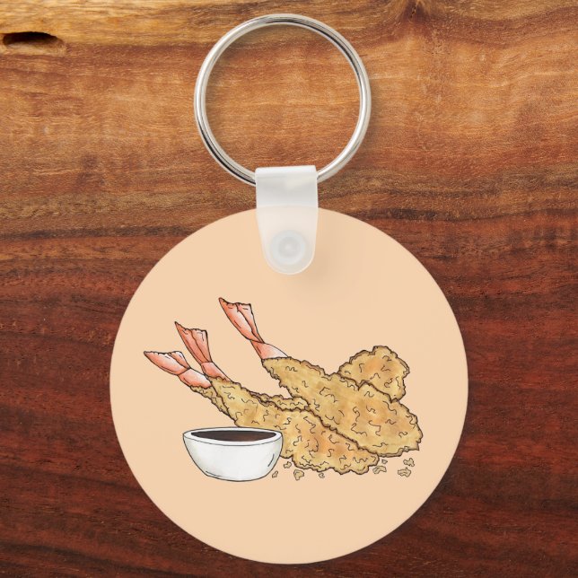 Porte-clés crevettes crevette crevette Tempura japonais Resta (Verso)