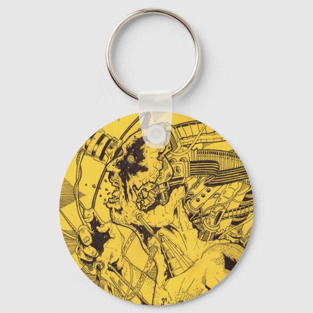 Porte-clés cri technologique (Recto)