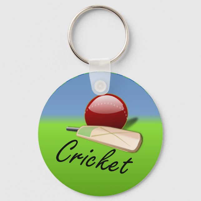 Porte-clés Cricket - batte et balle, (Recto)