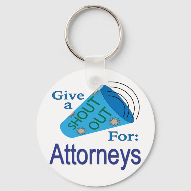 Porte-clés Criez pour les avocats (Recto)