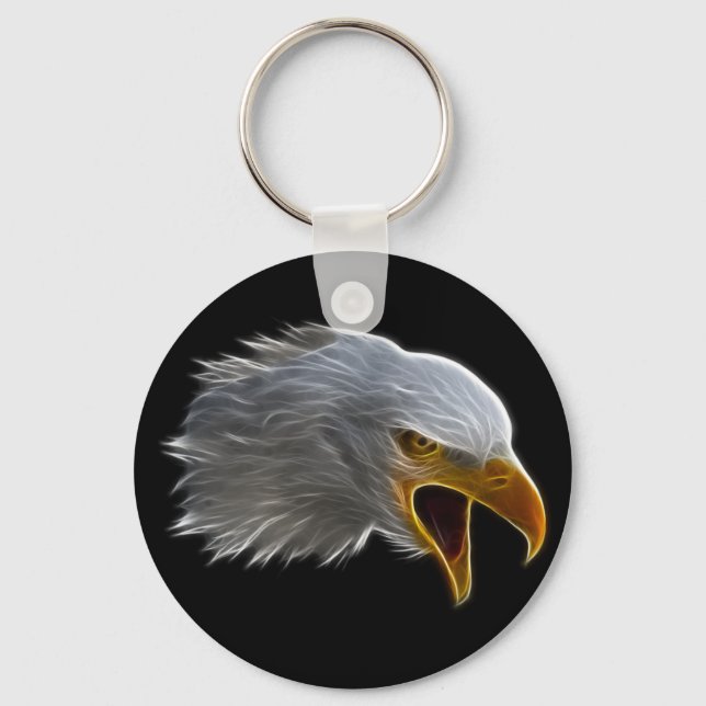 Porte-clés Cris American Bald Eagle Head (Recto)