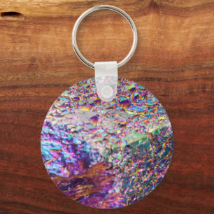 Porte-clés Cristaux arc-en-ciel Aura