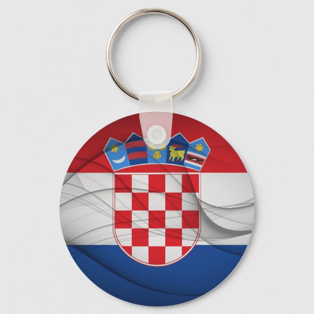 Porte-clés Croatian Flag (Recto)