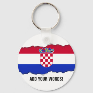Porte-clés Croatian Flag