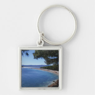 Porte-clés Croatie, île de Brac, Bol, plage de Golden Cape 2