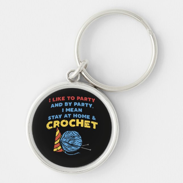 Porte-clés Crochet au fil à crocheter (Devant)
