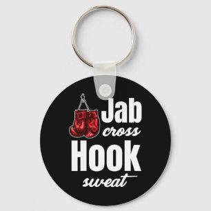 Porte-clés Crochet de Jab Sweat drôle Kickboxing Arts Martiau