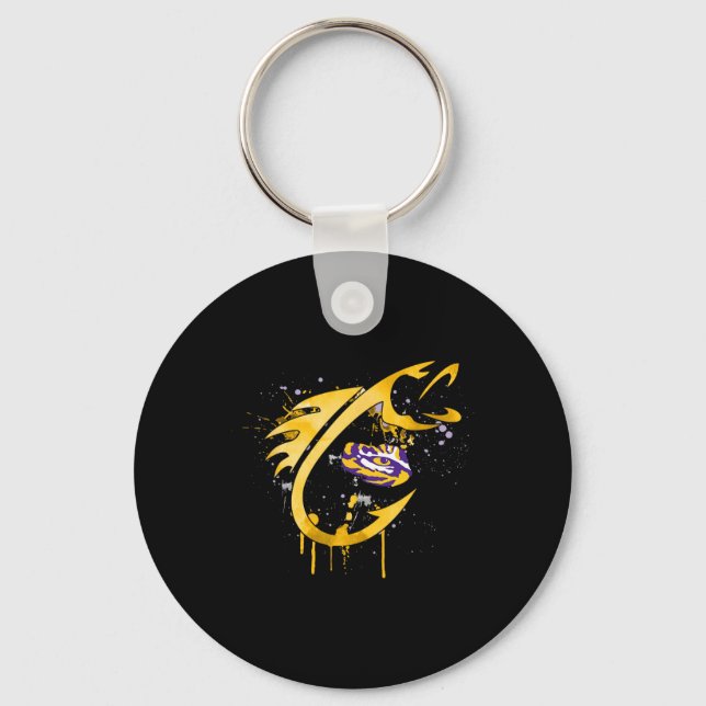 Porte-clés Crochet de pêche des Tigers de Lsu  (Recto)