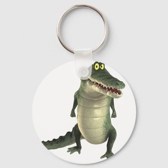 Porte-clés Crocodile de dessin (Recto)