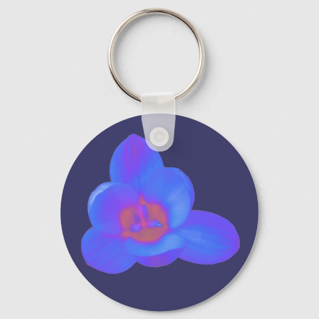 Porte-clés Crocus Flower Hot and Cold Keychain (Recto)
