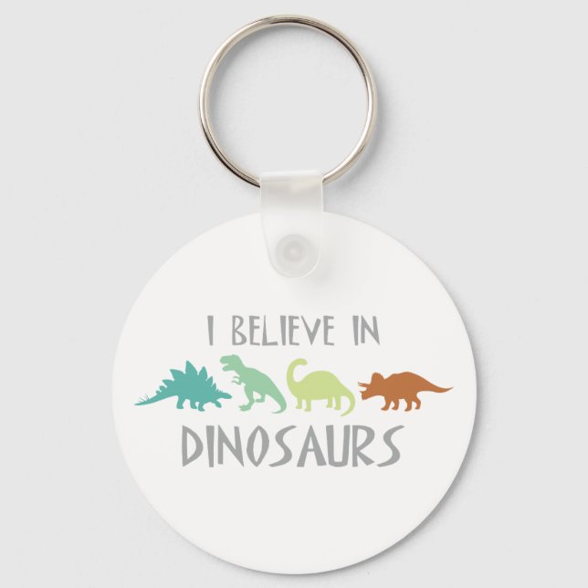 Porte-clés Croire aux dinosaures (Recto)