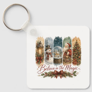 Porte-clés Croire en la magie de Noël