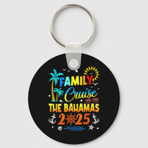 Porte-clés Croisière aux Bahamas 2025 Famille Amis Vacances d