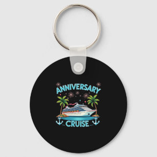 Porte-clés Croisière d'anniversaire 2025 Couples assortis Cél