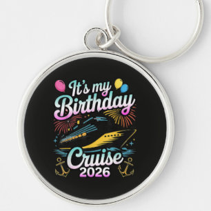 Porte-clés Croisière d'anniversaire 2026 Croisière d'annivers