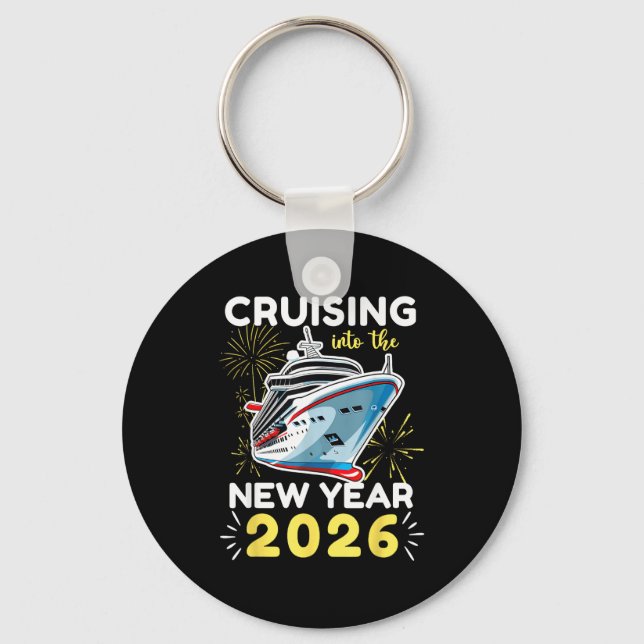 Porte-clés Croisière dans la nouvelle année 2026  (Recto)